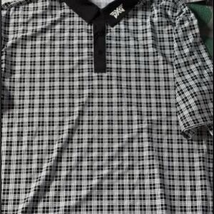 PXG Black and White Checkered Polo Shirt, NEVER WORN